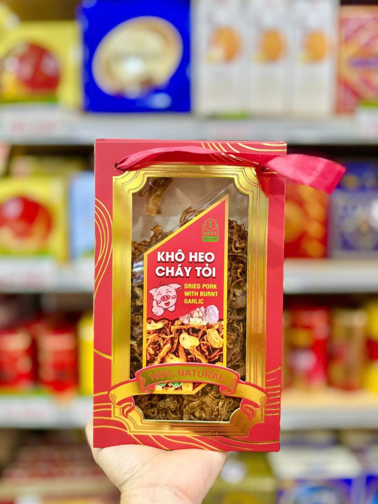 Khô Heo Cháy Tỏi Hộp Tết 2026 - 400g