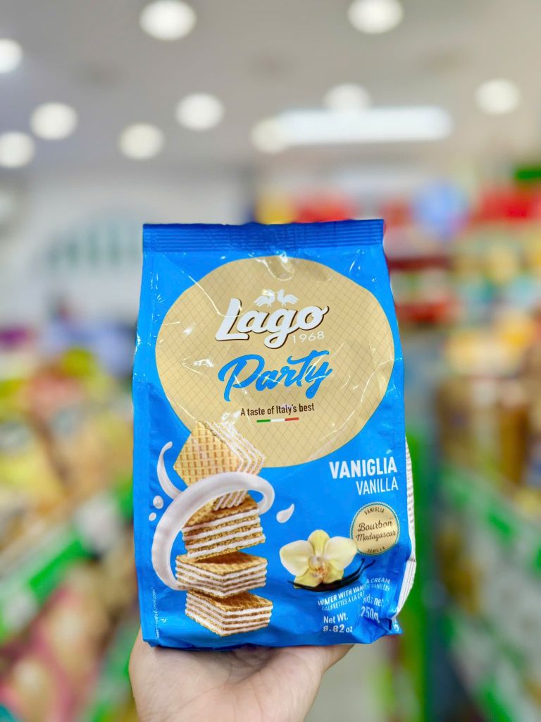 Bánh Xốp Gastone Lago Party Wafers - 250g