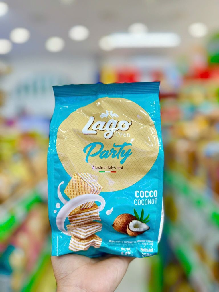 Bánh Xốp Gastone Lago Party Wafers - 250g