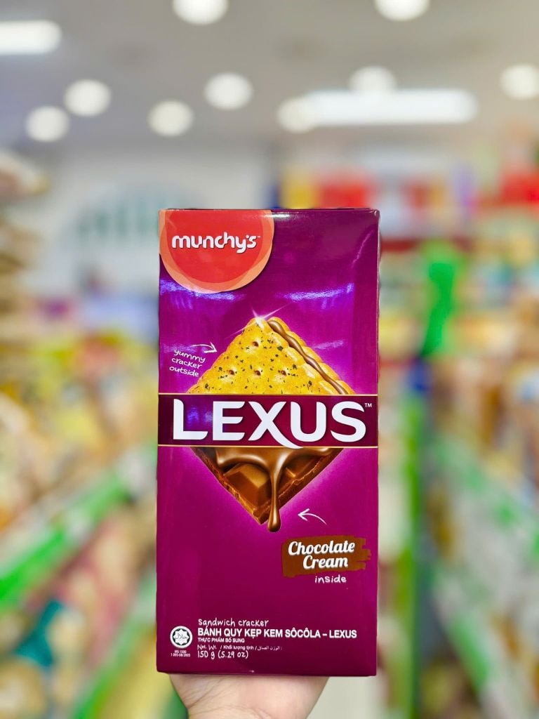 Bánh Quy Kẹp Kem Vị Chocolate Lexus - 150g