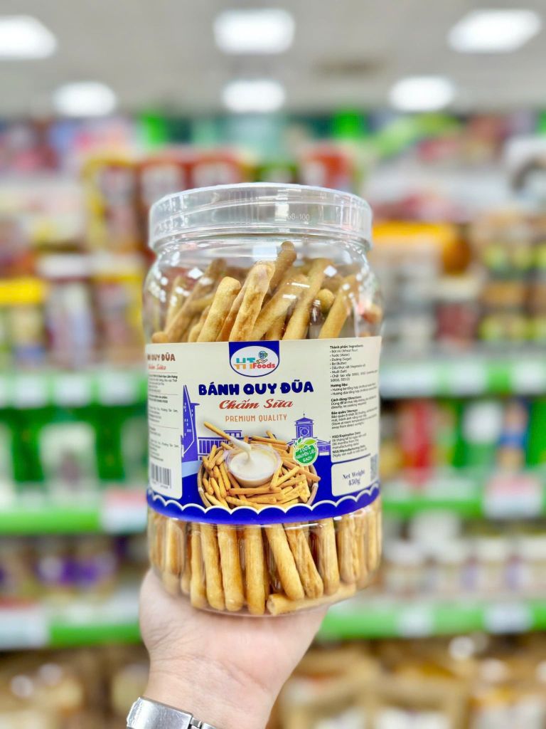 Bánh Quy Đũa Chấm Sữa Susu - Hộp 450g