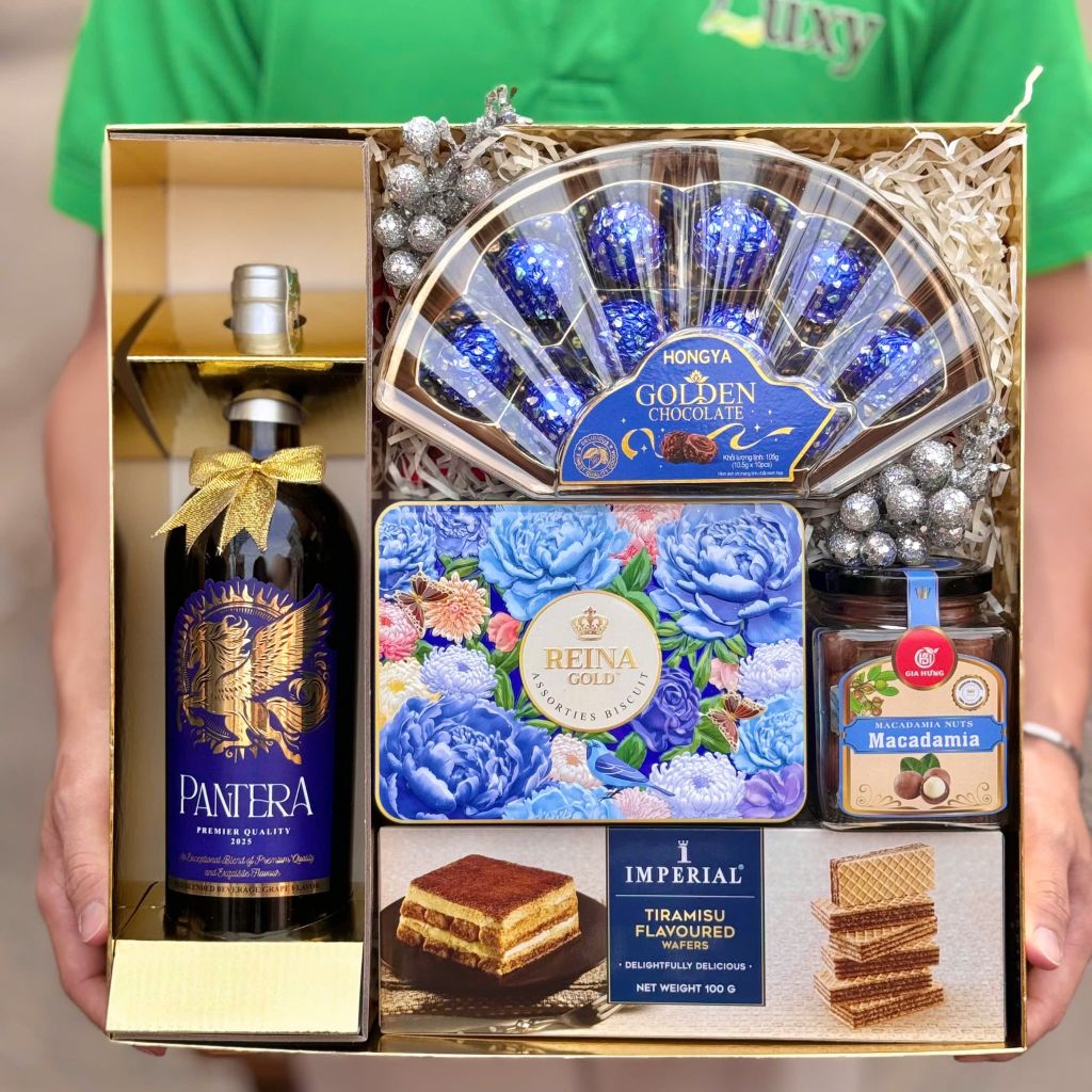Hộp Quà Tết Cao Cấp 2026 – Phúc Xuân