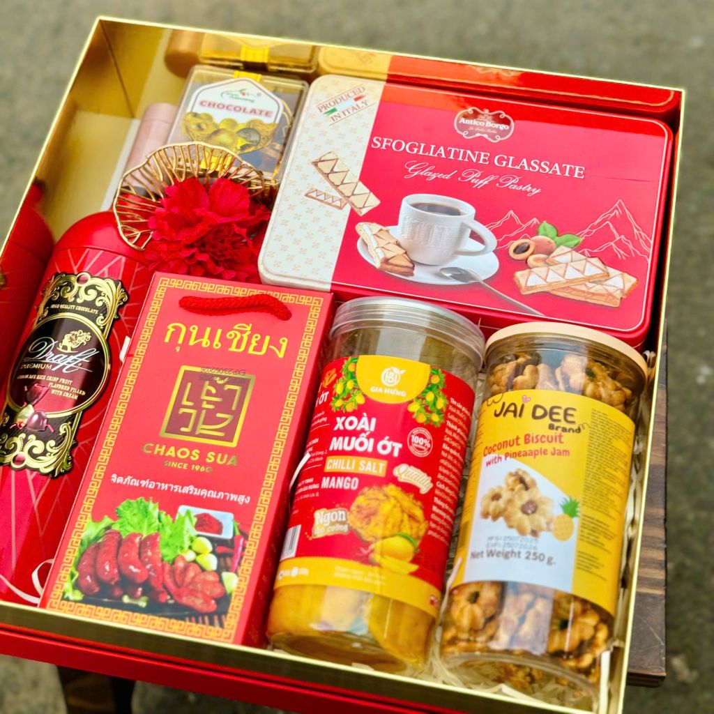 Hộp Quà Tết Cao Cấp 2026 – Khải Xuân Vượng Lộc