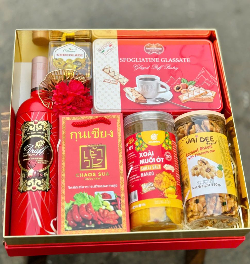 Hộp Quà Tết Cao Cấp 2026 – Khải Xuân Vượng Lộc