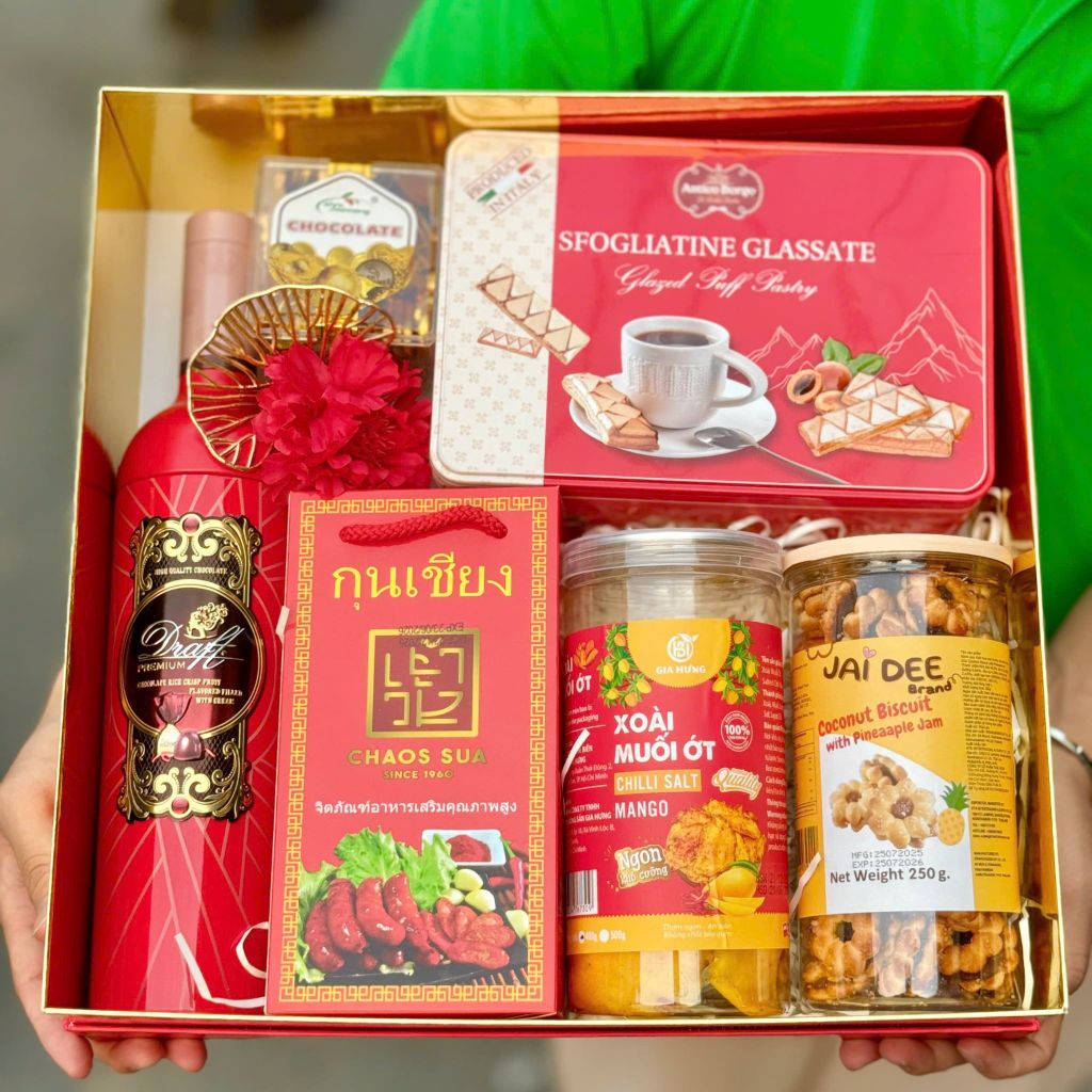 Hộp Quà Tết Cao Cấp 2026 – Khải Xuân Vượng Lộc