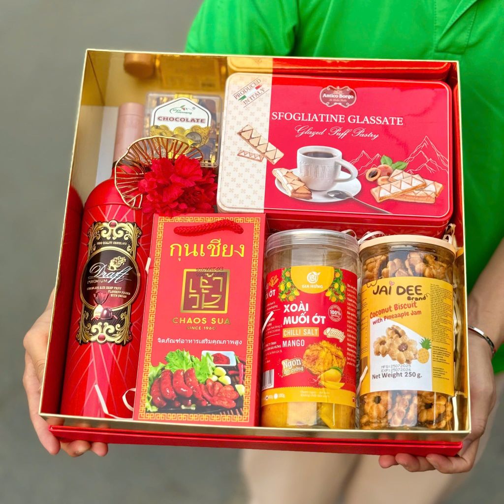 Hộp Quà Tết Cao Cấp 2026 – Khải Xuân Vượng Lộc