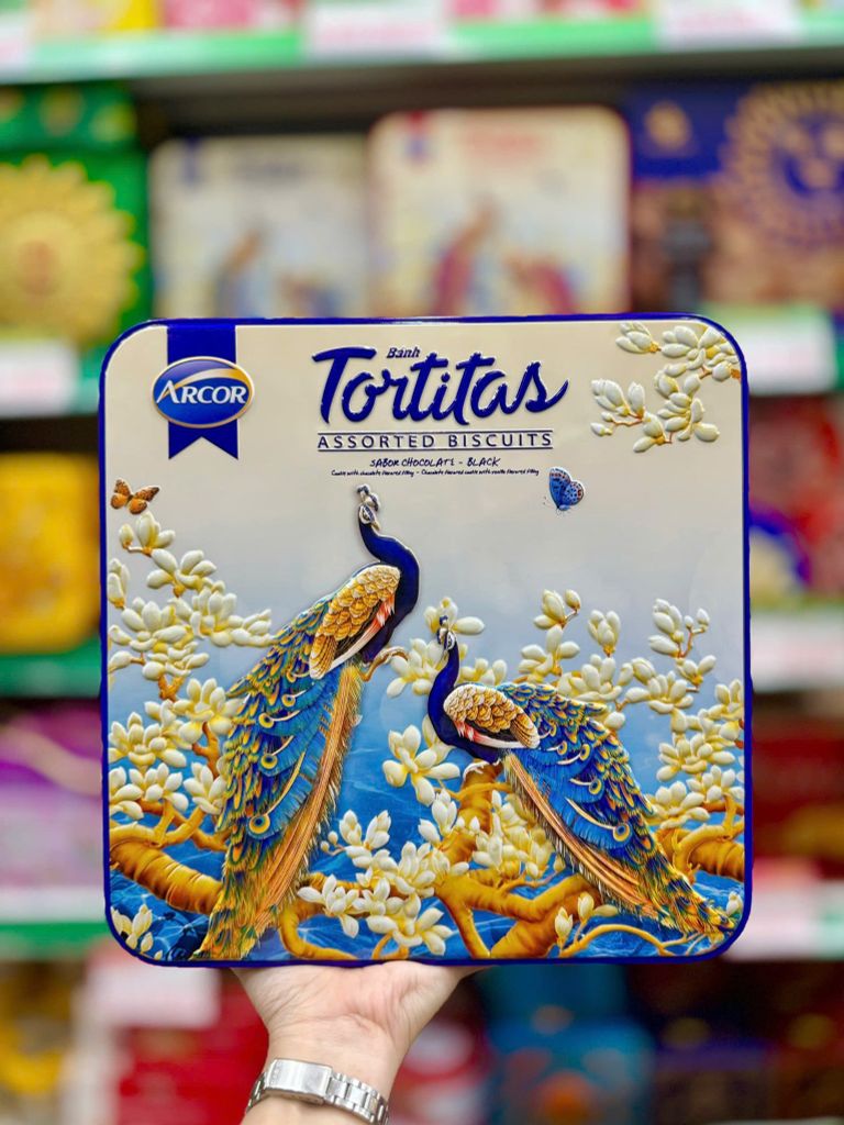 Bánh Quy Tortitas Arcor Con Công - 415g