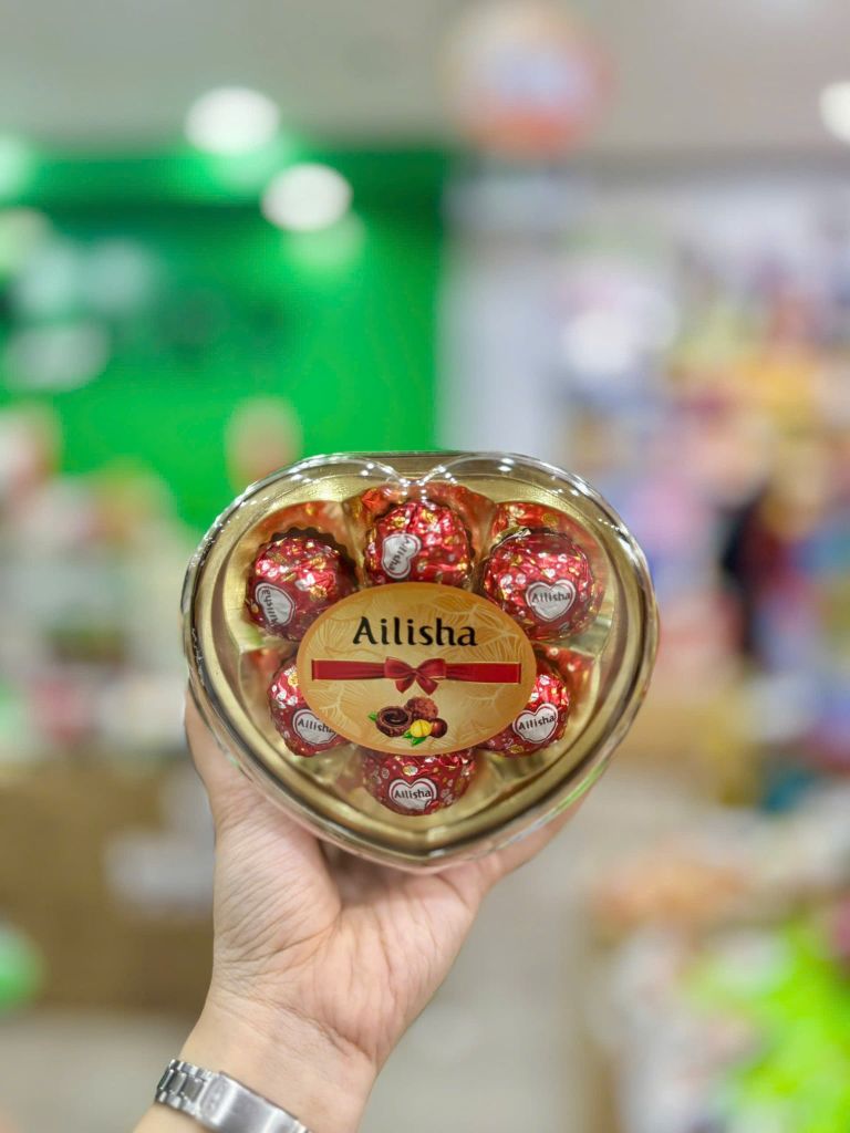 Socola Trái Tim Ailisha 6 Viên - 62G