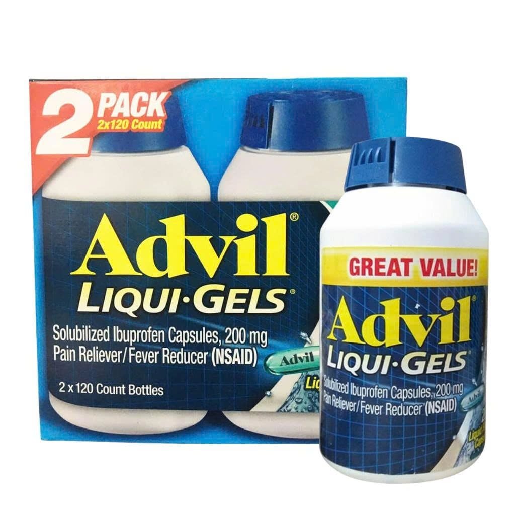 Cặp Viên Uống Hạ Sốt Advil Cao Cấp – 240 Viên