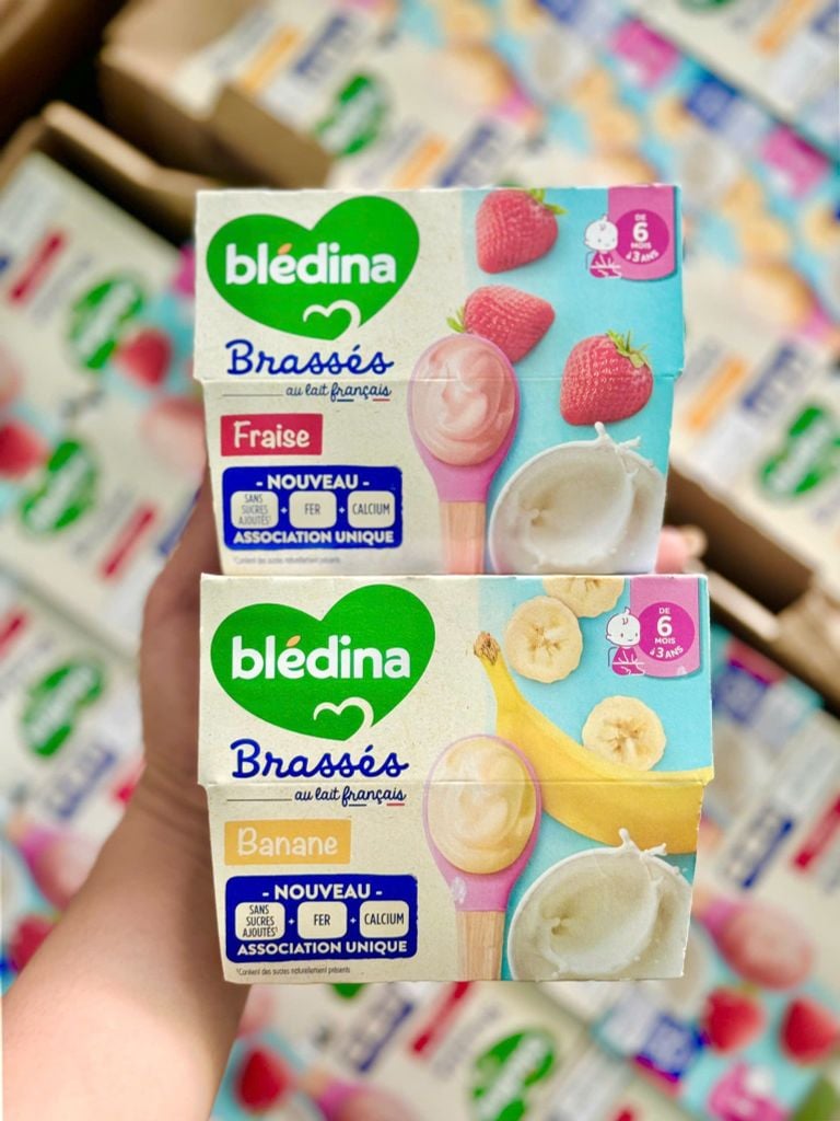 Sữa Chua Trái Cây Pháp Cao Cấp Bledina Brasses - 95g