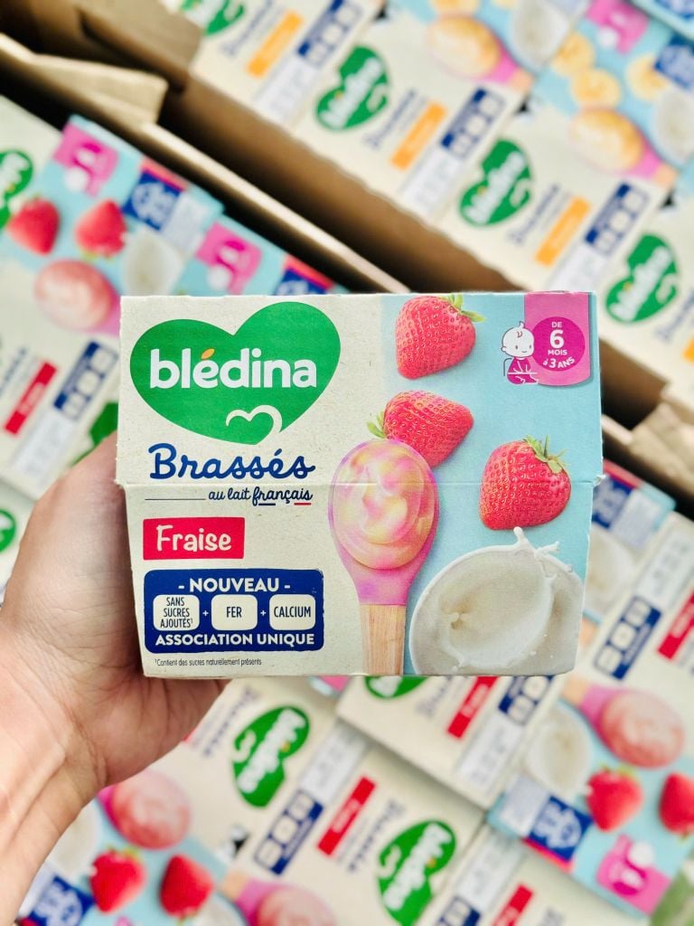 Sữa Chua Trái Cây Pháp Cao Cấp Bledina Brasses - 95g