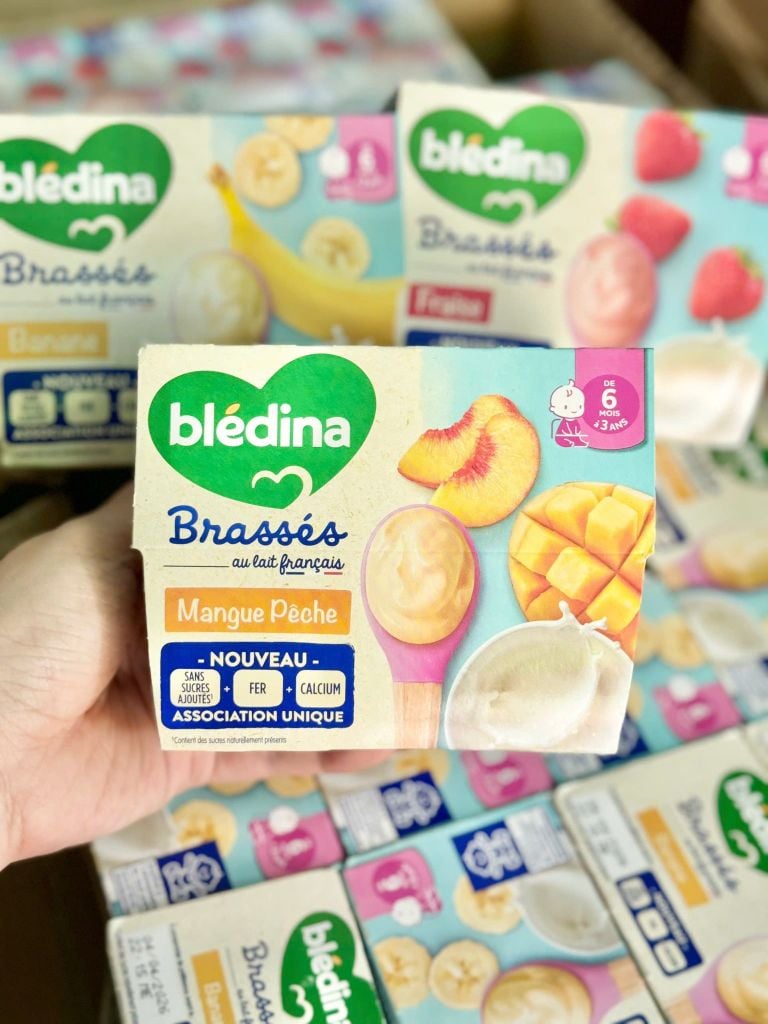 Sữa Chua Trái Cây Pháp Cao Cấp Bledina Brasses - 95g