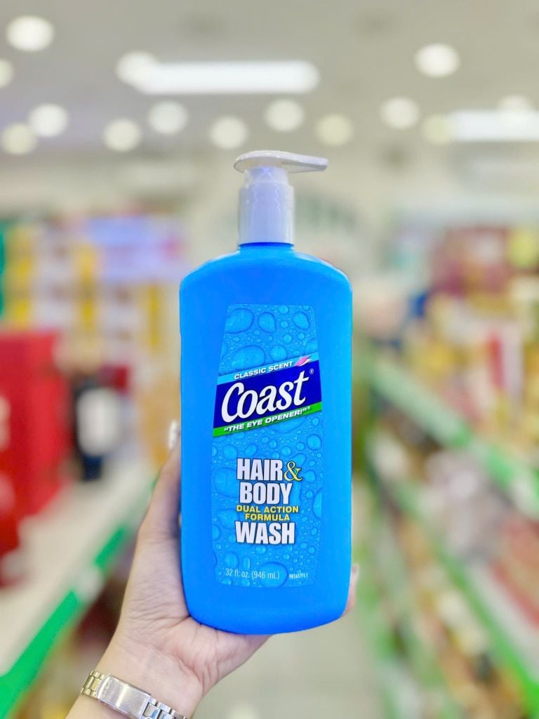 Tắm Gội Coast Hair & Body Wash Của Mỹ - 946ml