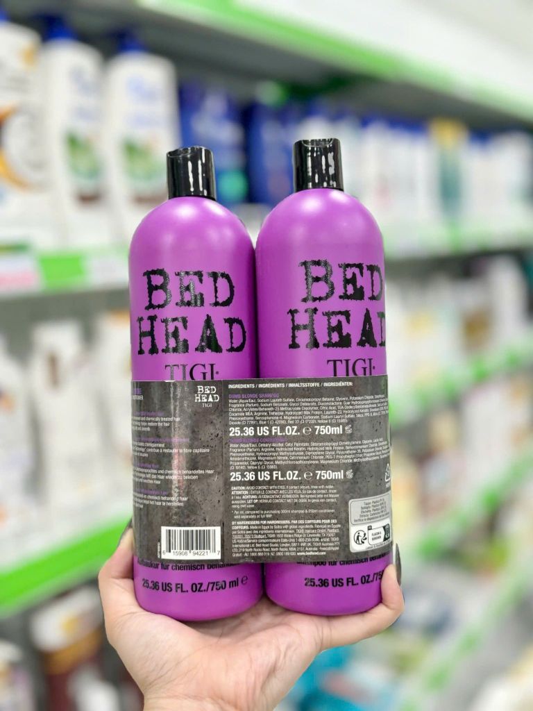 Bộ Dầu Gội - Dầu Xả Tigi Tím - 750ml x 2 chai