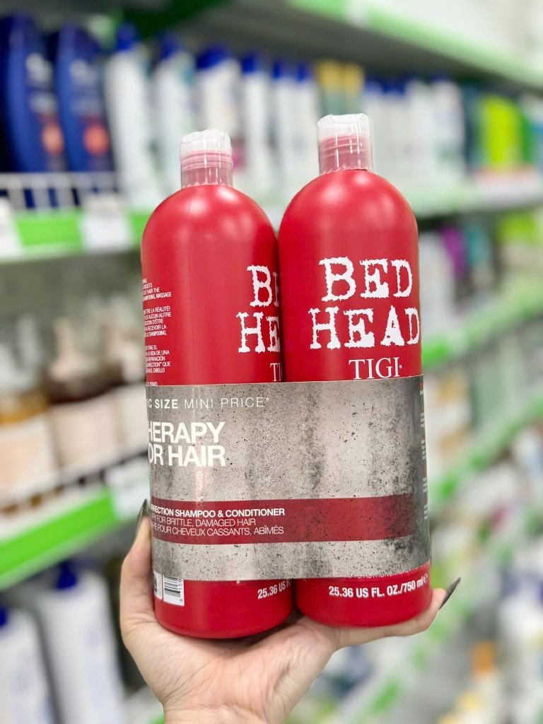 Bộ Dầu Gội - Dầu Xả Tigi Đỏ - 750ml x 2 chai