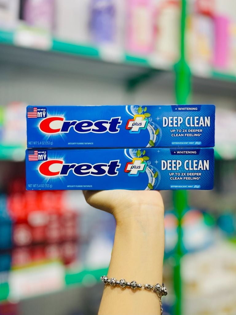 Kem Đánh Răng Crest 3D White Plus - 153G