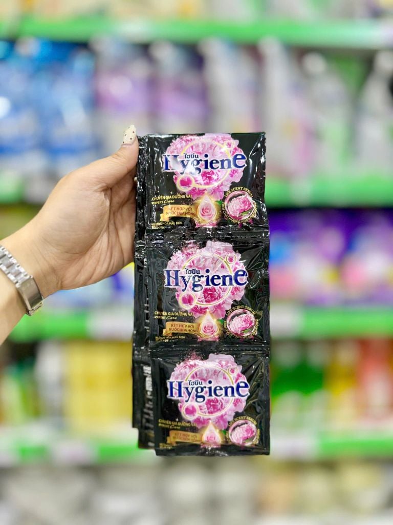 Nước xả Hygiene Thái Lan - Dây 12 gói
