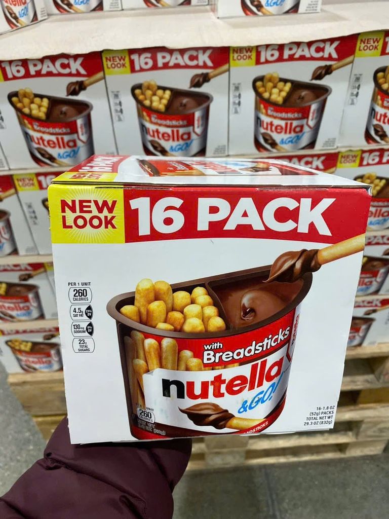 Bánh Que Chấm Nutella Mỹ - 52G
