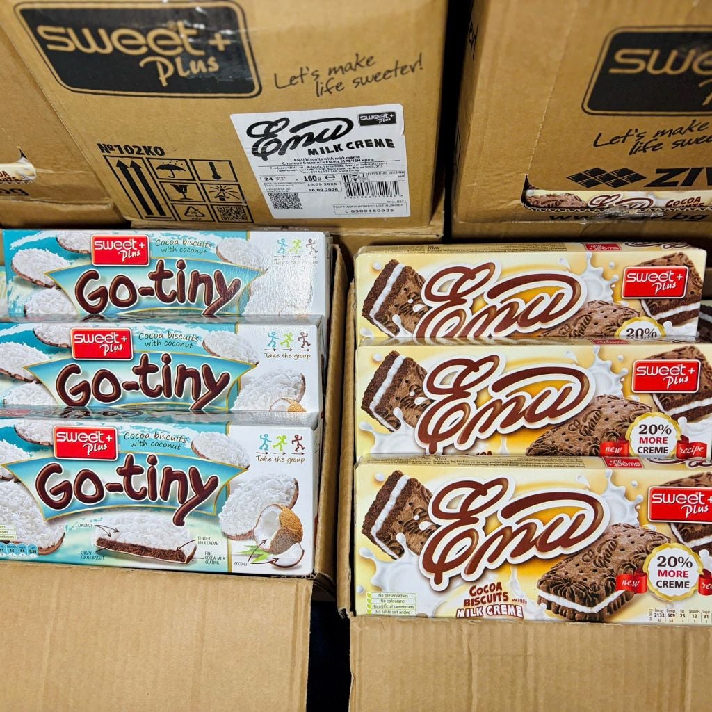 Bánh Quy Cacao Phủ Kem Sữa Và Dừa - 120G