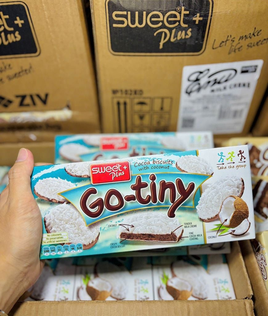Bánh Quy Cacao Phủ Kem Sữa Và Dừa - 120G