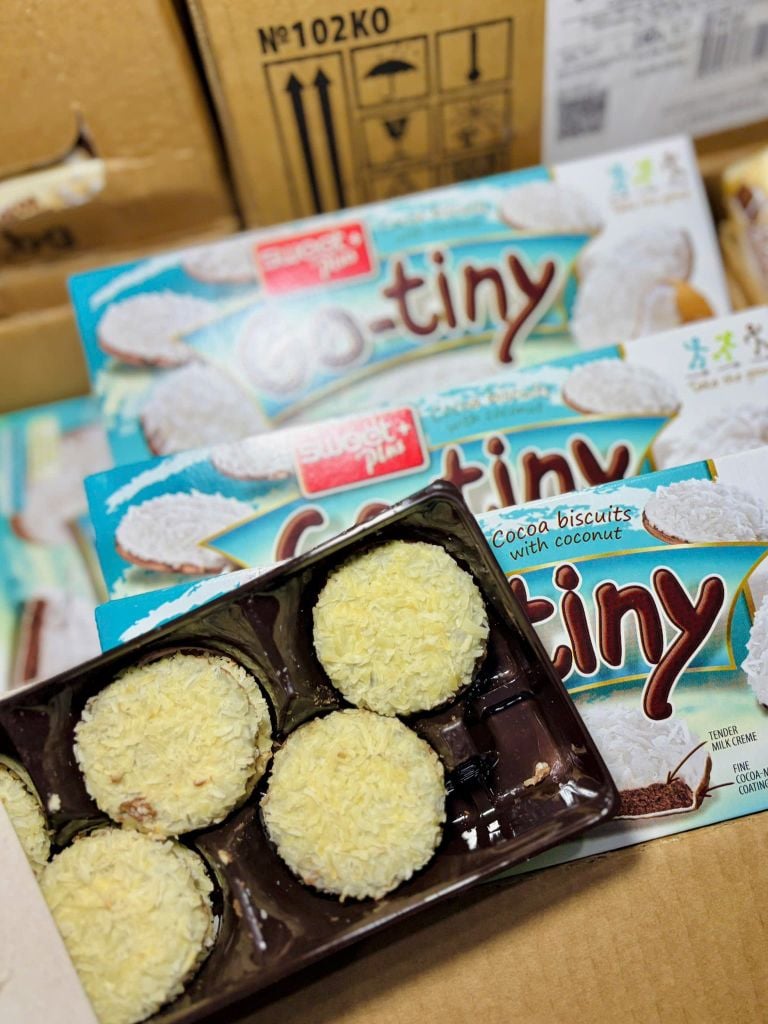Bánh Quy Cacao Phủ Kem Sữa Và Dừa - 120G