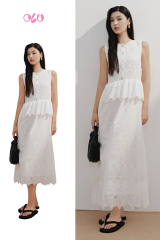 Đầm ren Kielo Maxi Dress dịu dàng