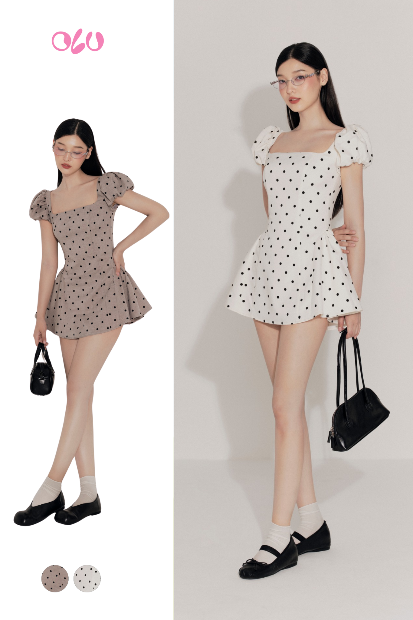 Ilse Dot Dress nhiều màu