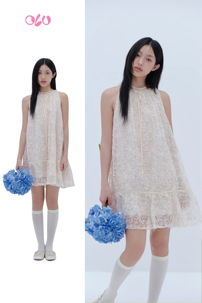  Demille Fleur Dress in Cream 