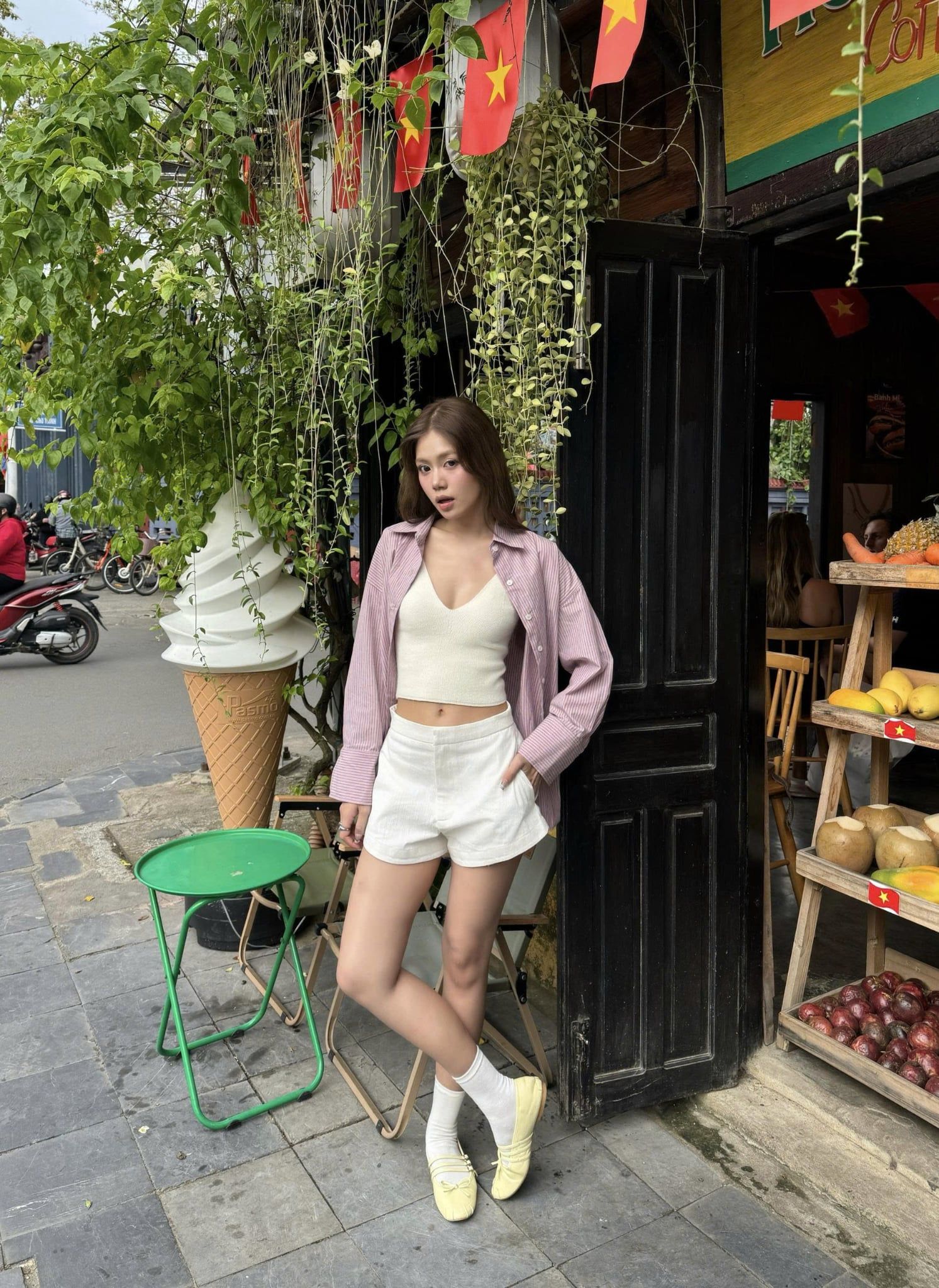 Áo sơ mi cotton tay dài Striped Long Sleeves Shirt nhiều màu