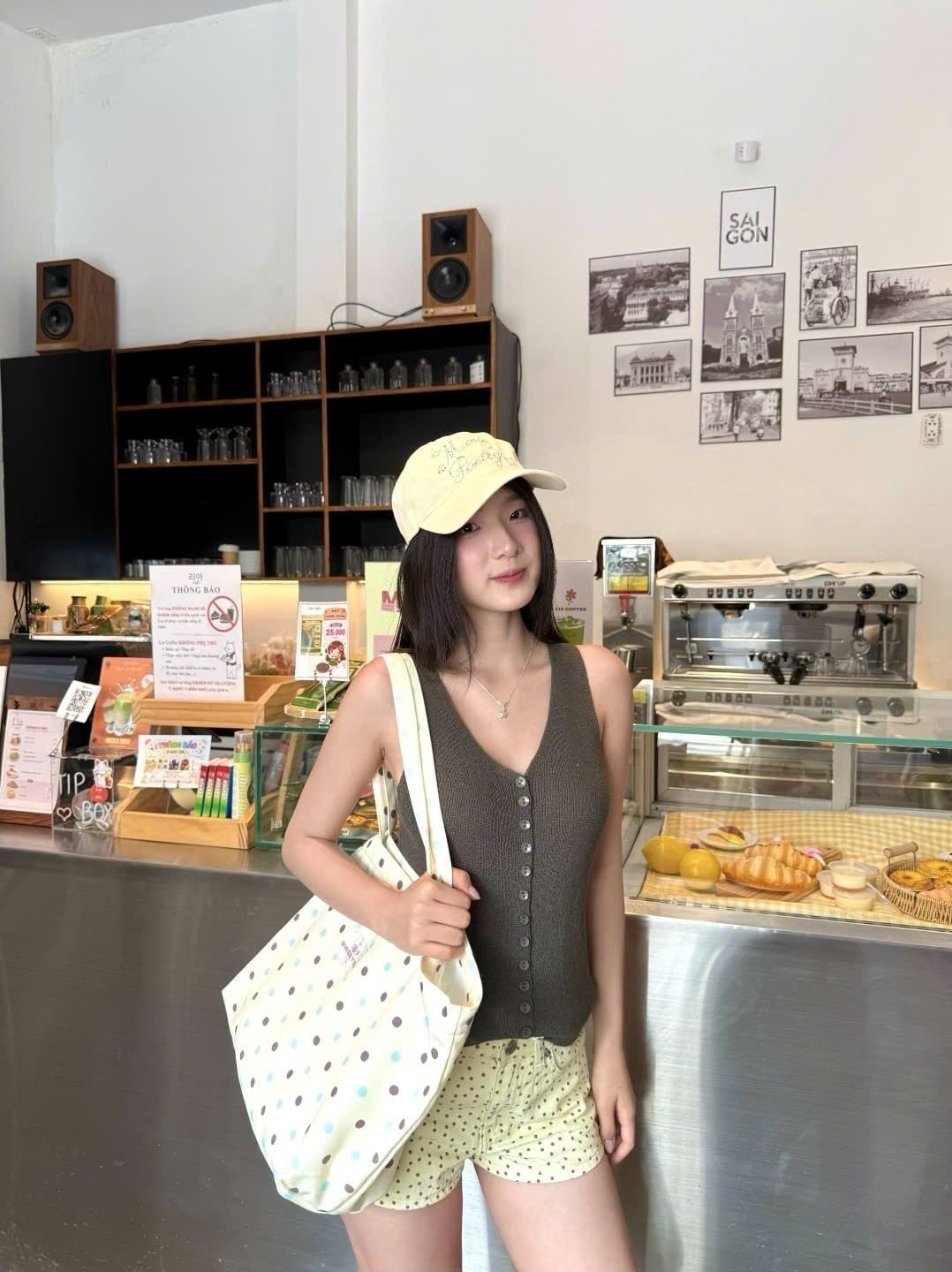 Áo Knit V Neck Tank Top nhiều màu