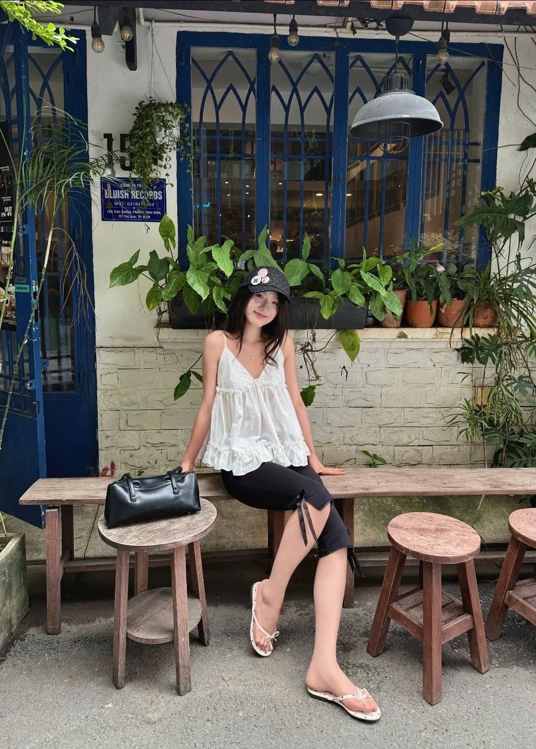 Áo Ruffled Cami Top nhiều màu
