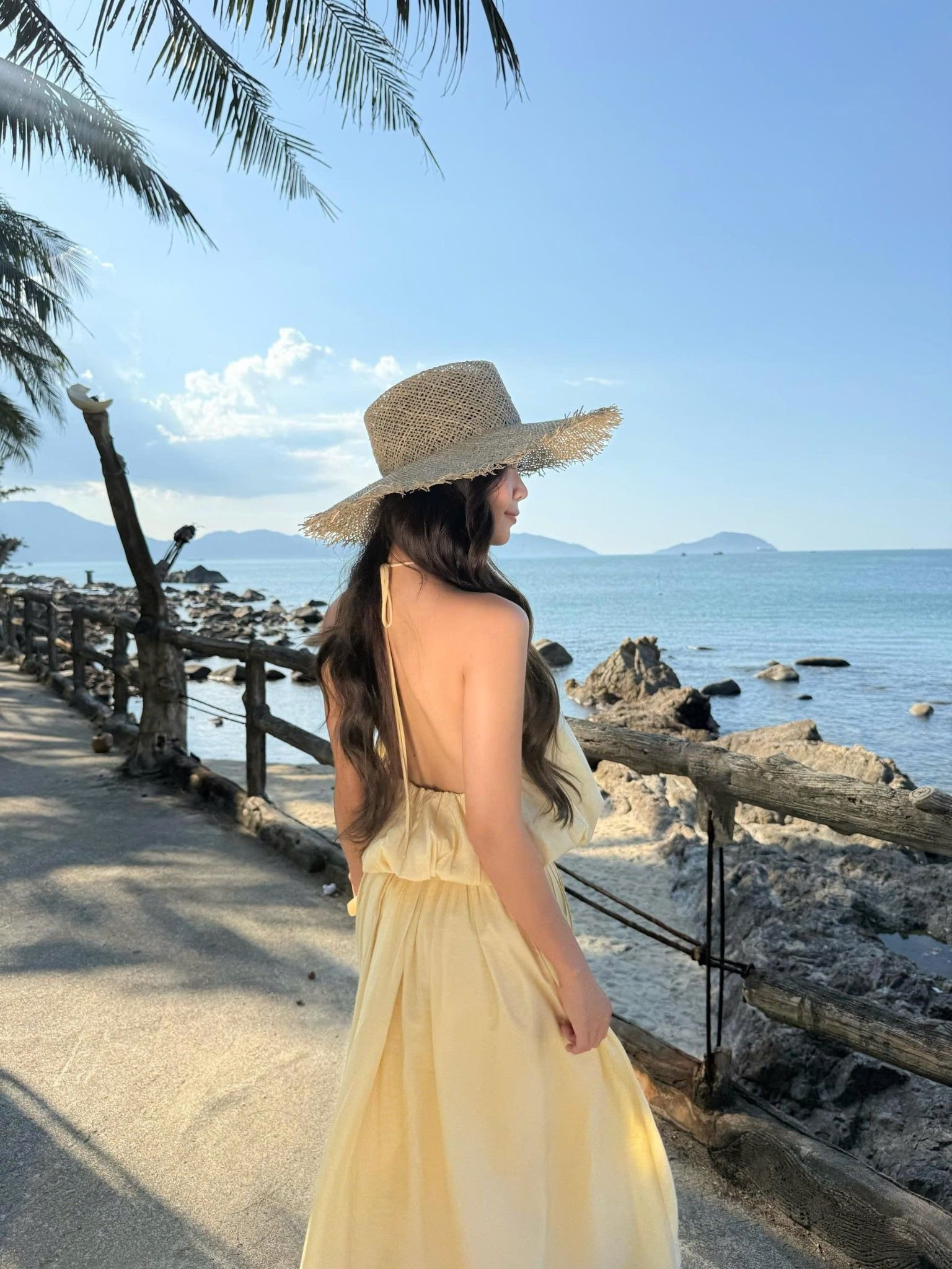 Set áo và chân váy Butter Halter Pleated Maxi Set