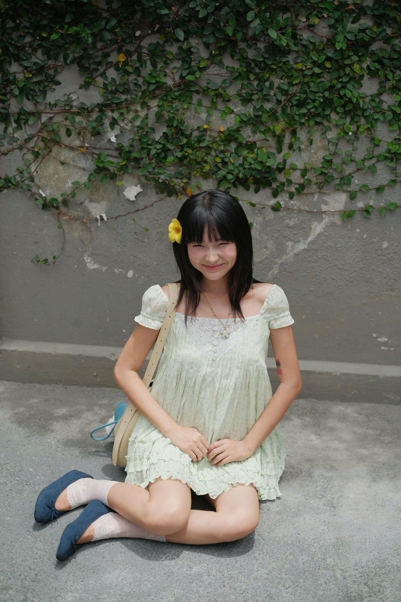 Váy babydoll Kate Ruffled Babydoll Dress nhiều màu