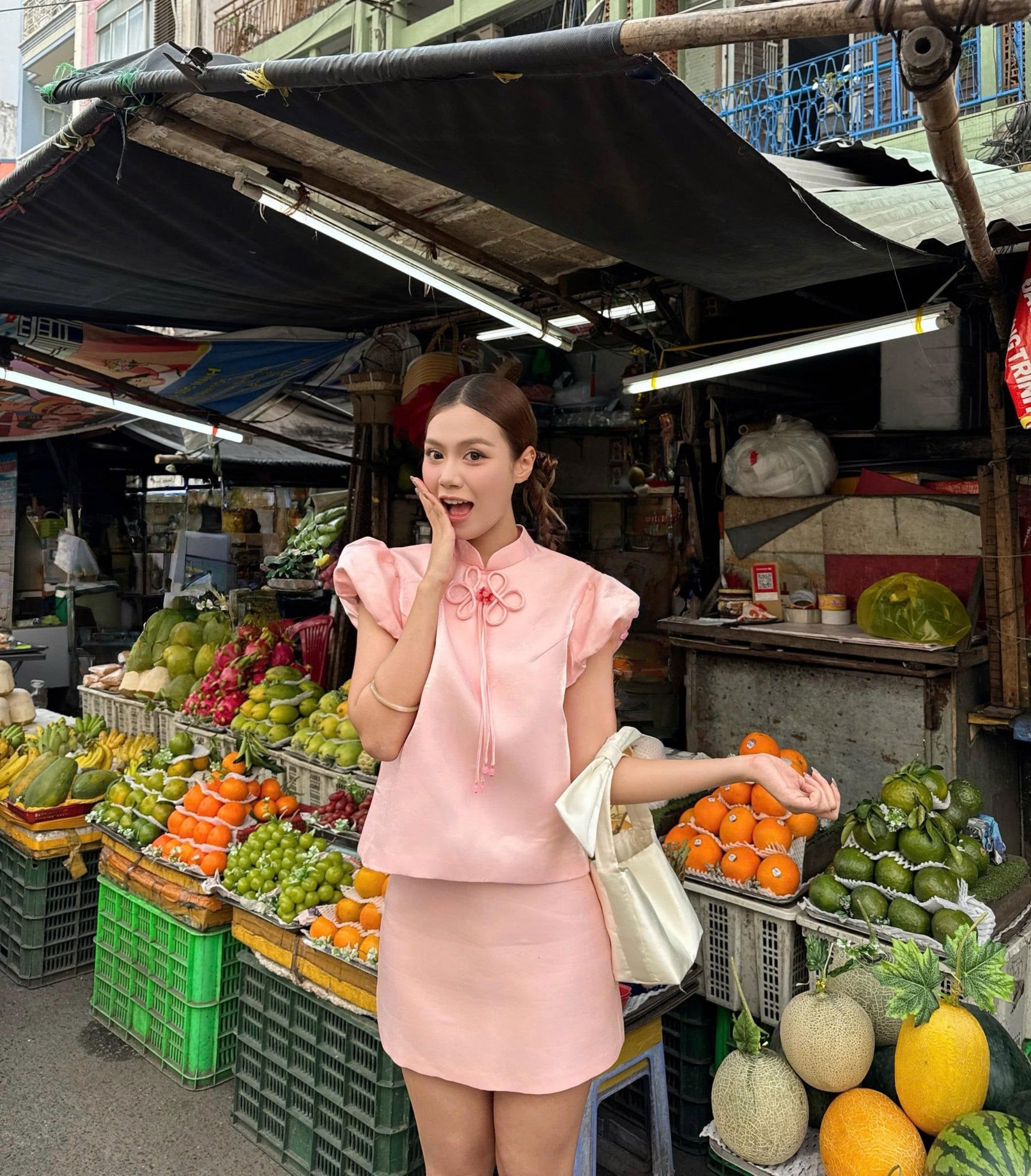Set áo và chân váy Mặc Linh