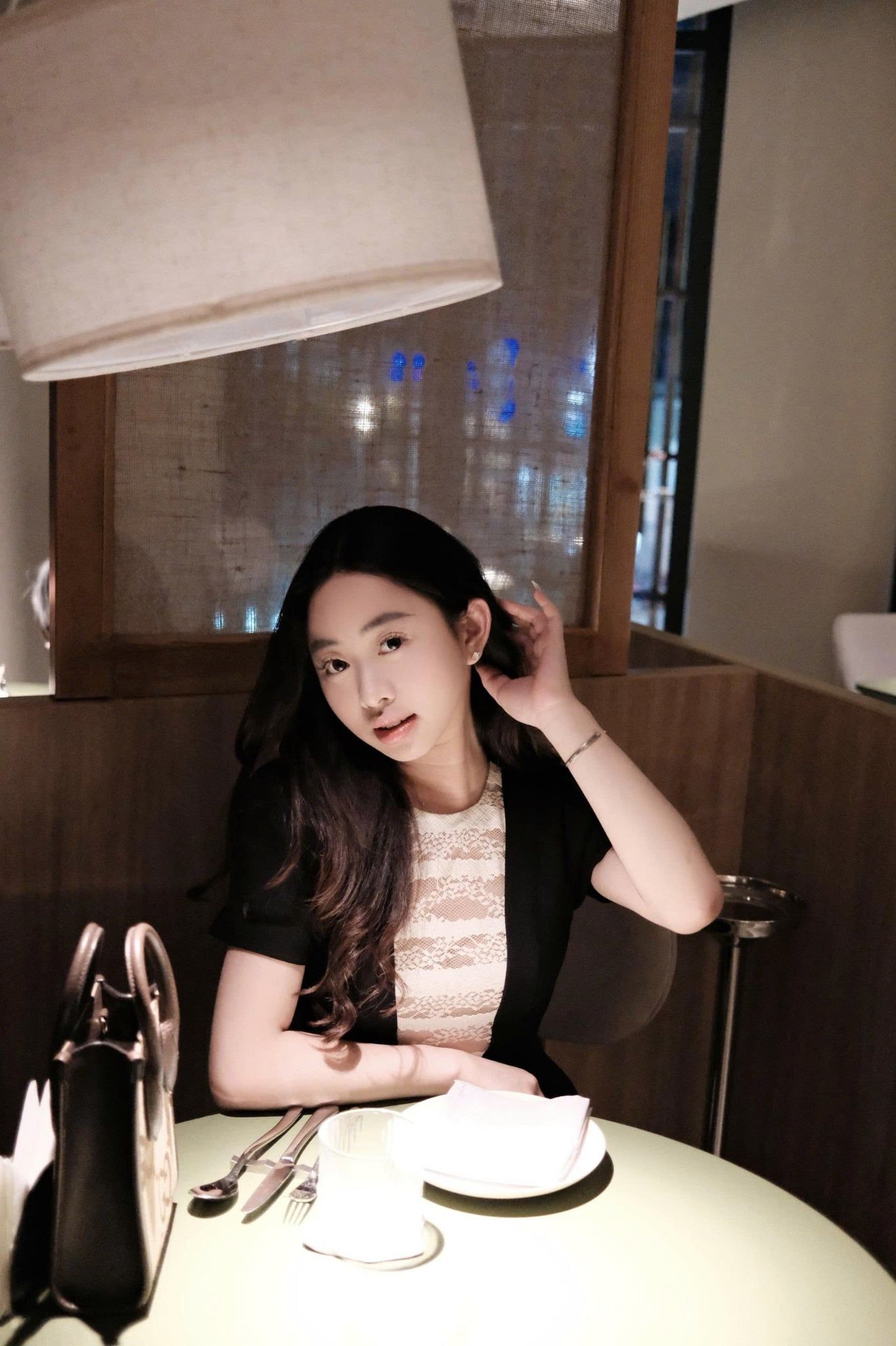 Đầm chiết eo A Line White Layered Mini Dress nhiều màu