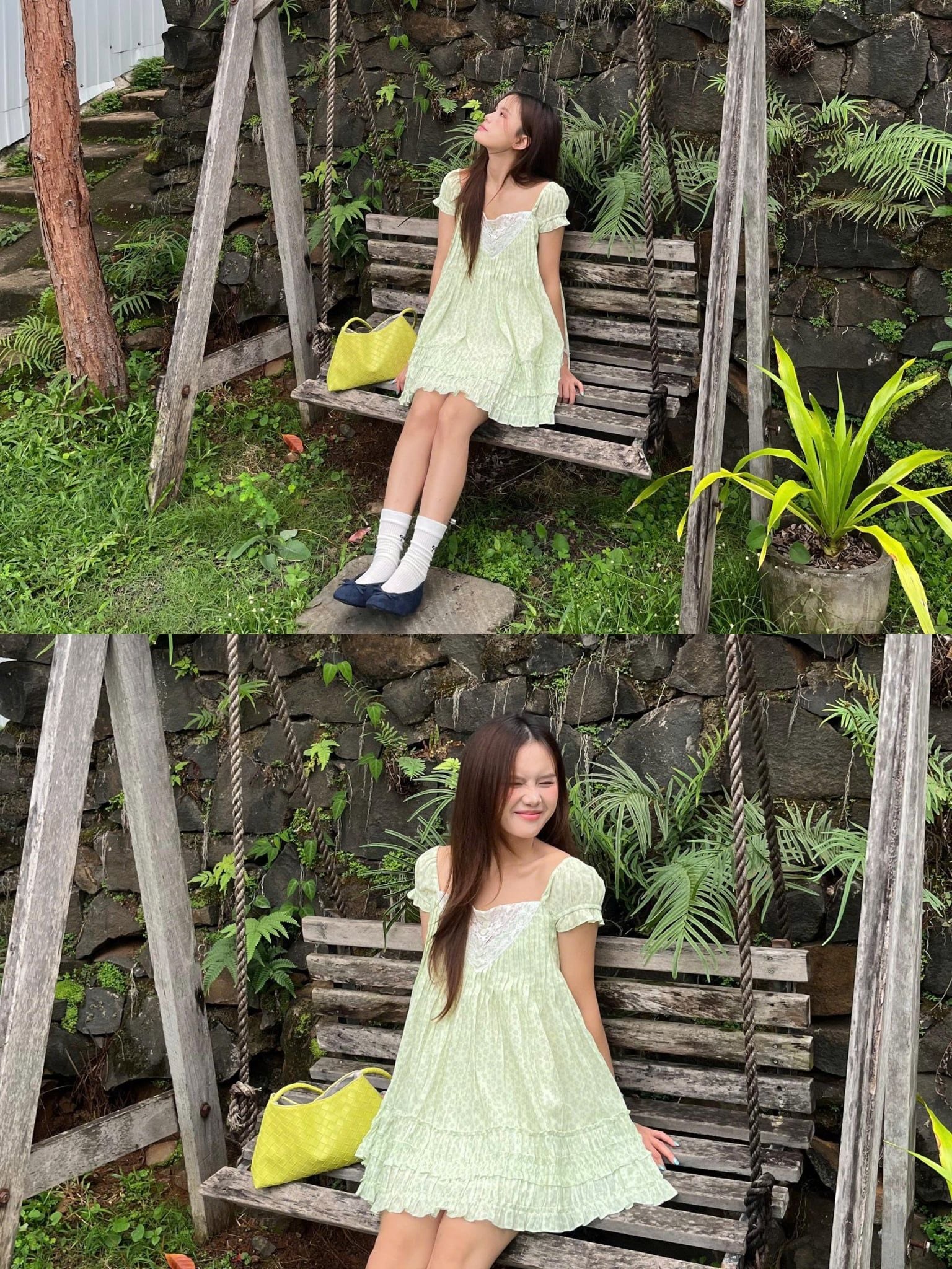 Váy babydoll Kate Ruffled Babydoll Dress nhiều màu