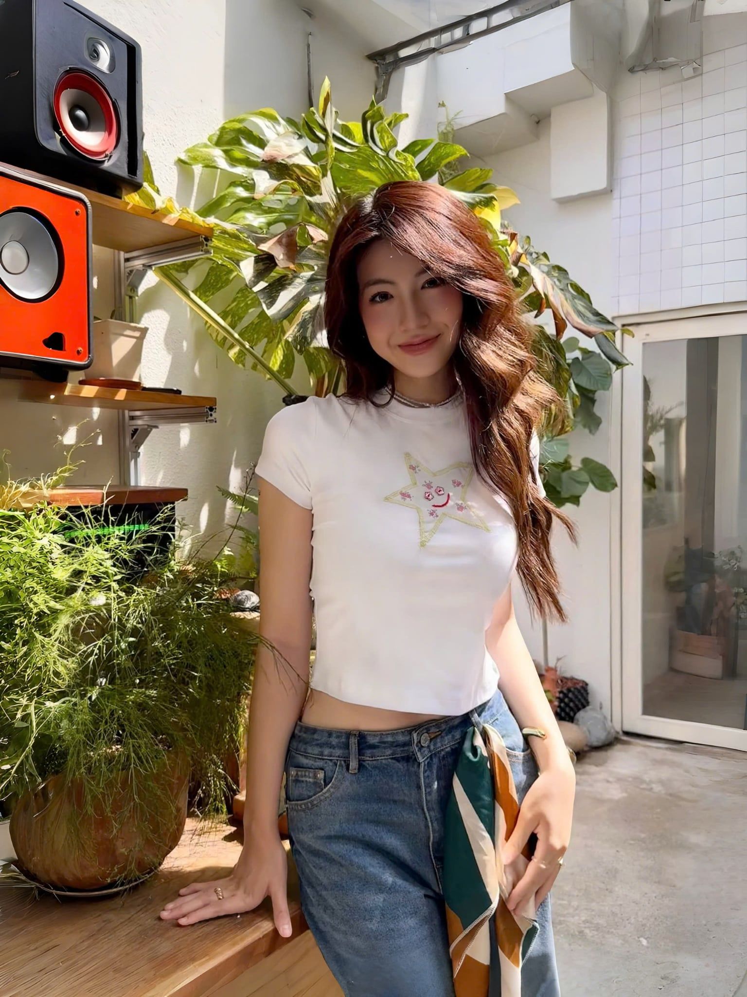 Áo thun babytee thêu chữ The Sweet Edition nhiều màu