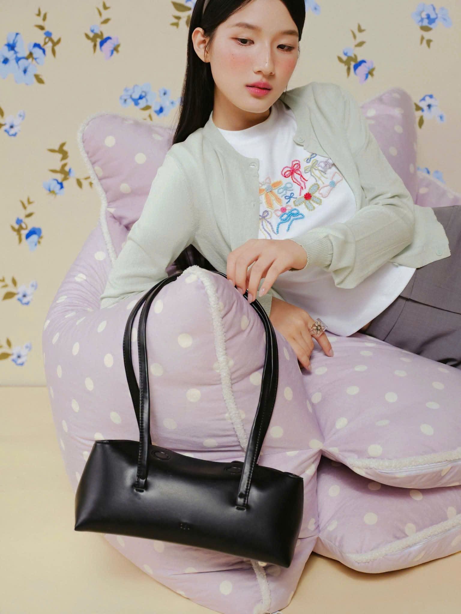 Túi xách Leather Shoulder Bag nhiều màu