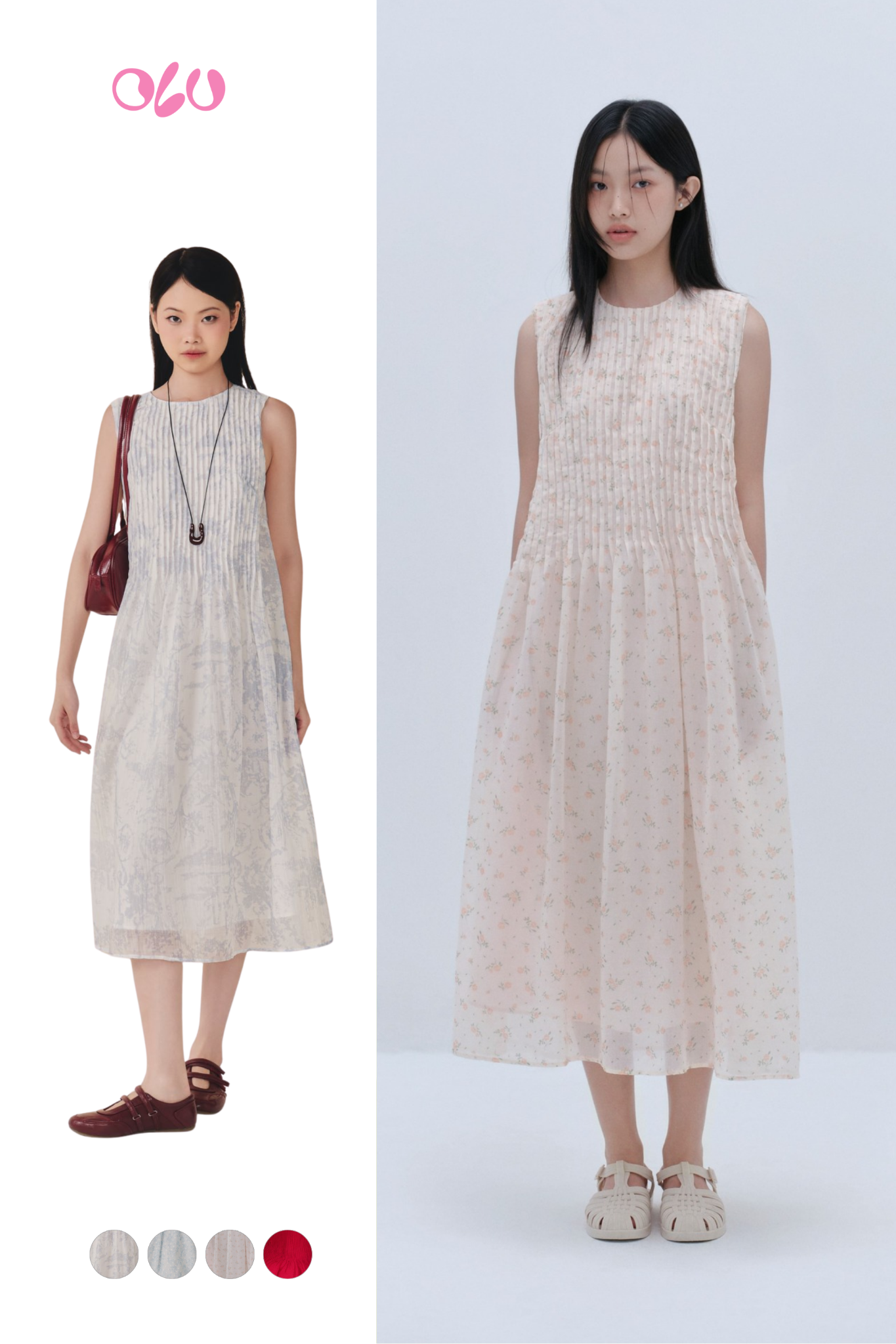 Clydie Maxi Dress nhiều màu