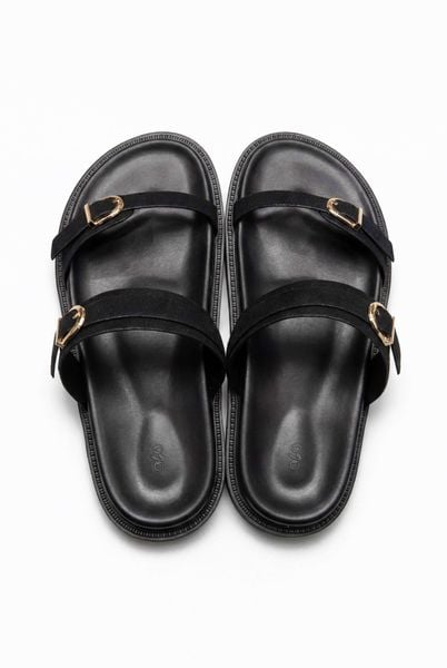  Dép Buckled Flat Sandals nhiều màu 