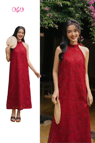 Váy suông Rose Lace Dress rộng rãi thoải mái