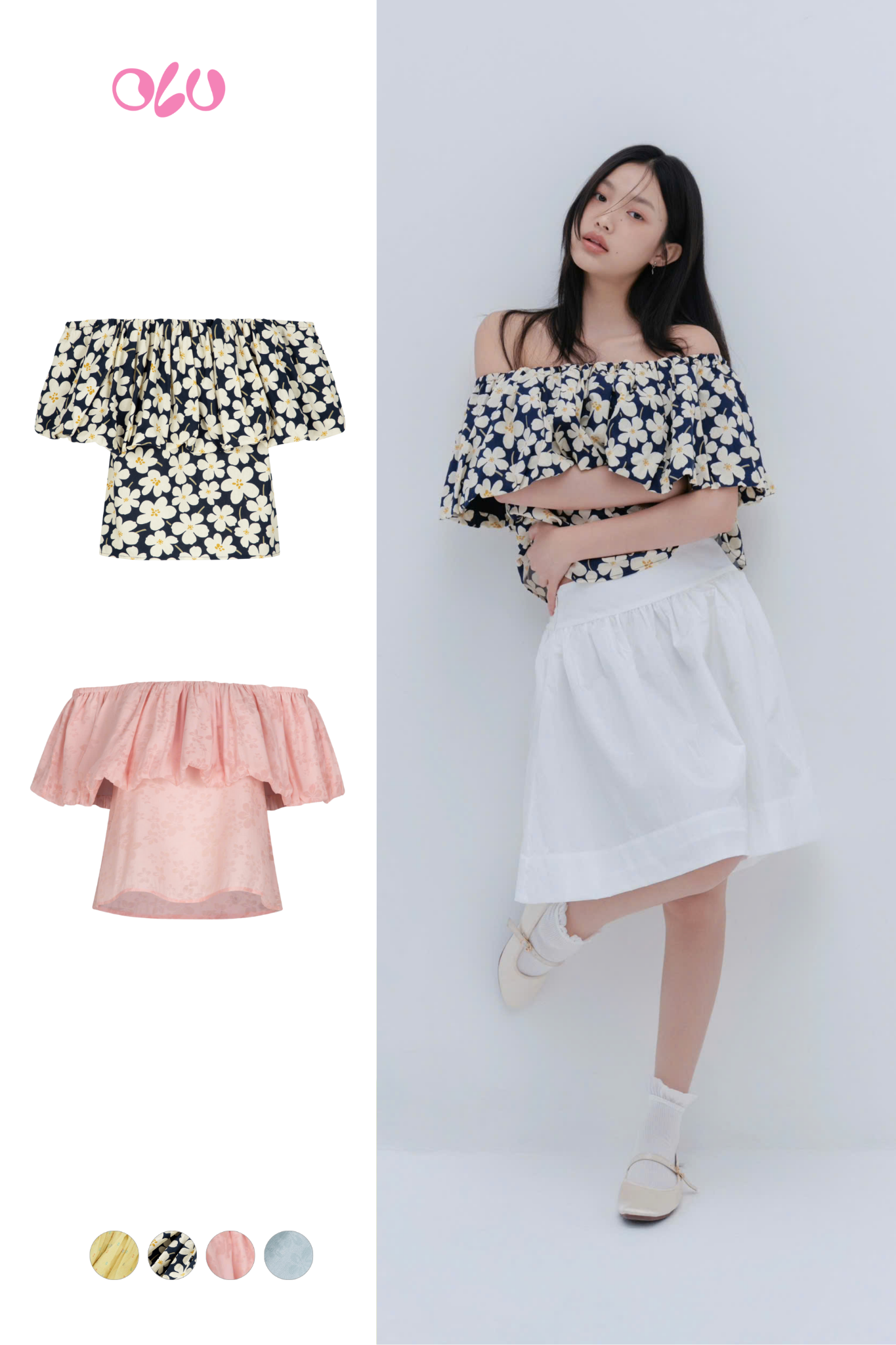 Áo Hansel Floral Top nhiều màu