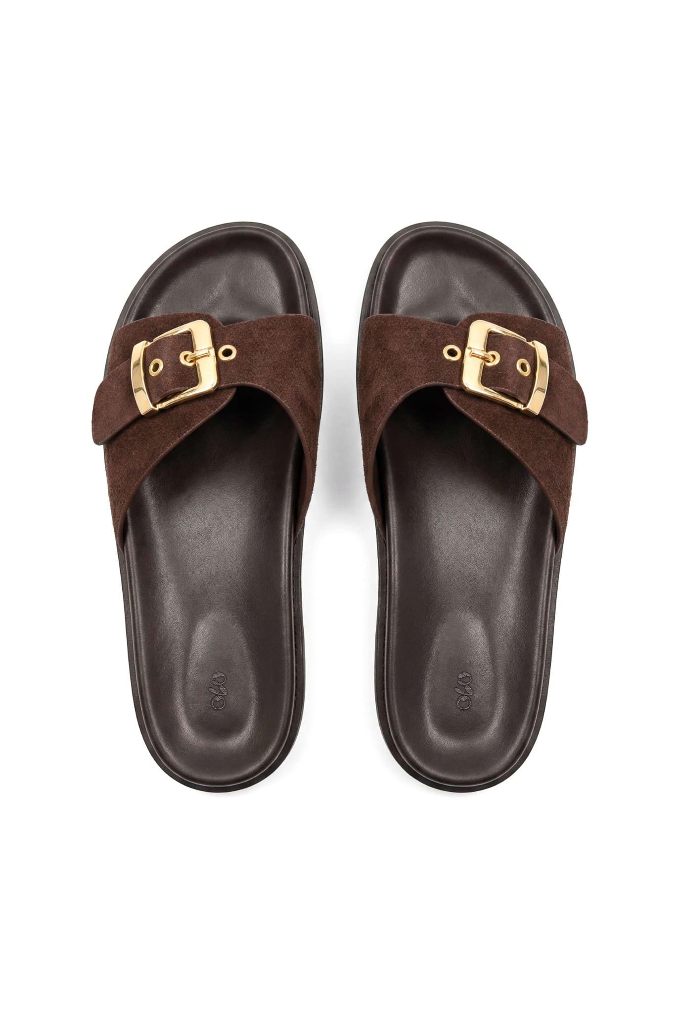 Dép Single Band Buckled Flat Sandals nhiều màu