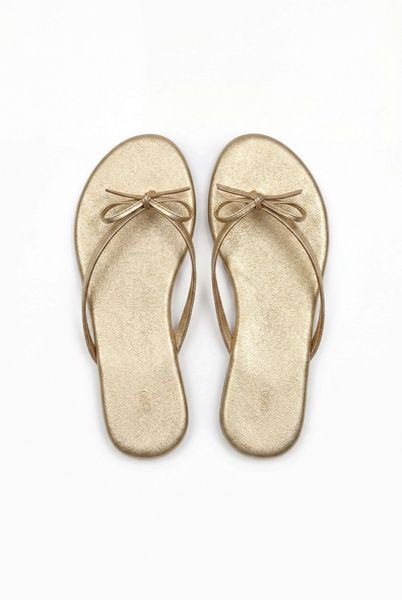  Dép Bow Strappy Flat Sandals nhiều màu 
