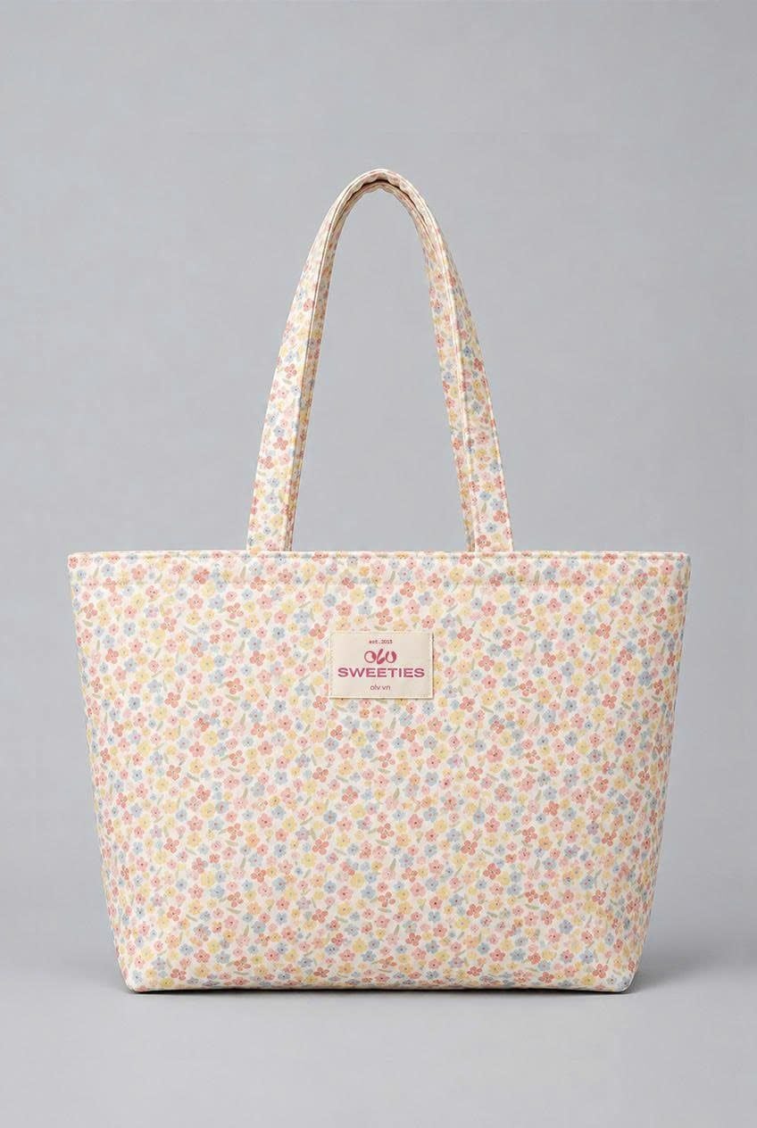 Túi họa tiết mùa hè Tote Bag nhiều màu