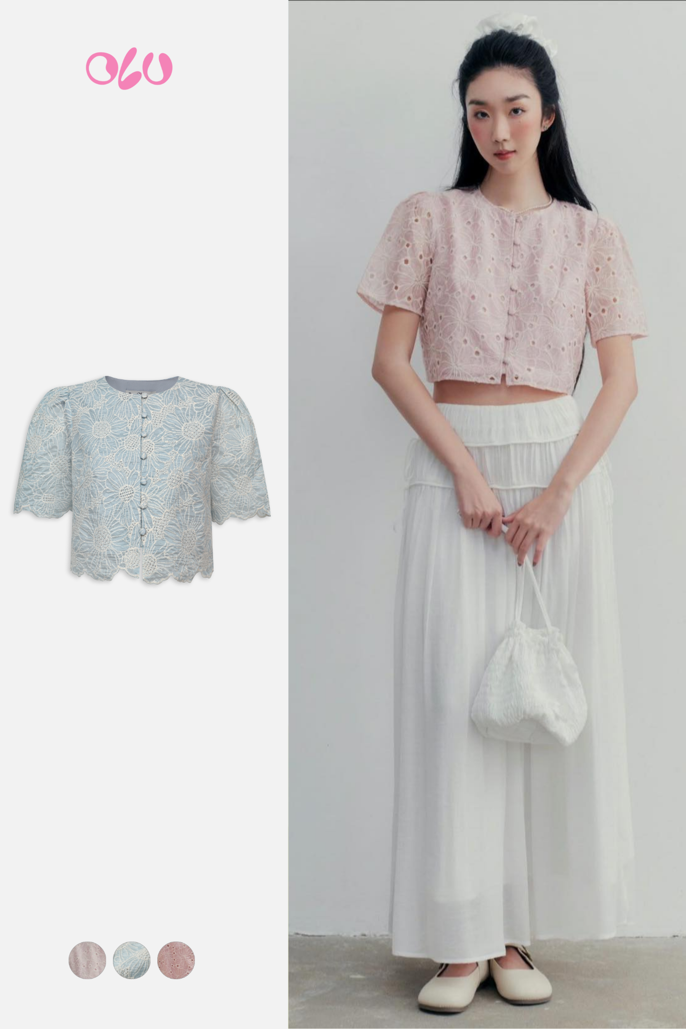 Áo Ottilie Fleur Top nhiều màu