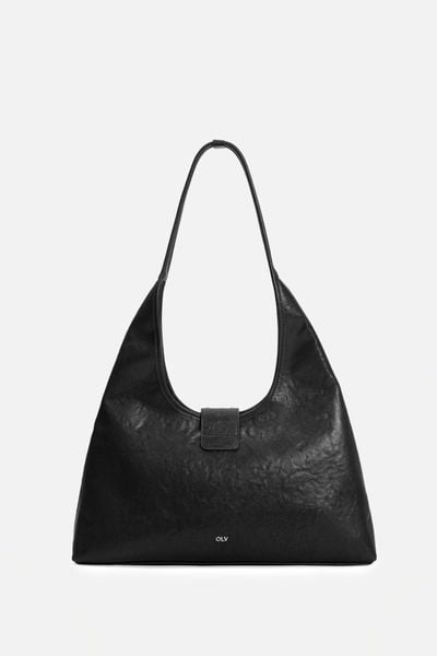  Túi đeo vai Leather Eyelet Strap Shoulder Bag nhiều màu 