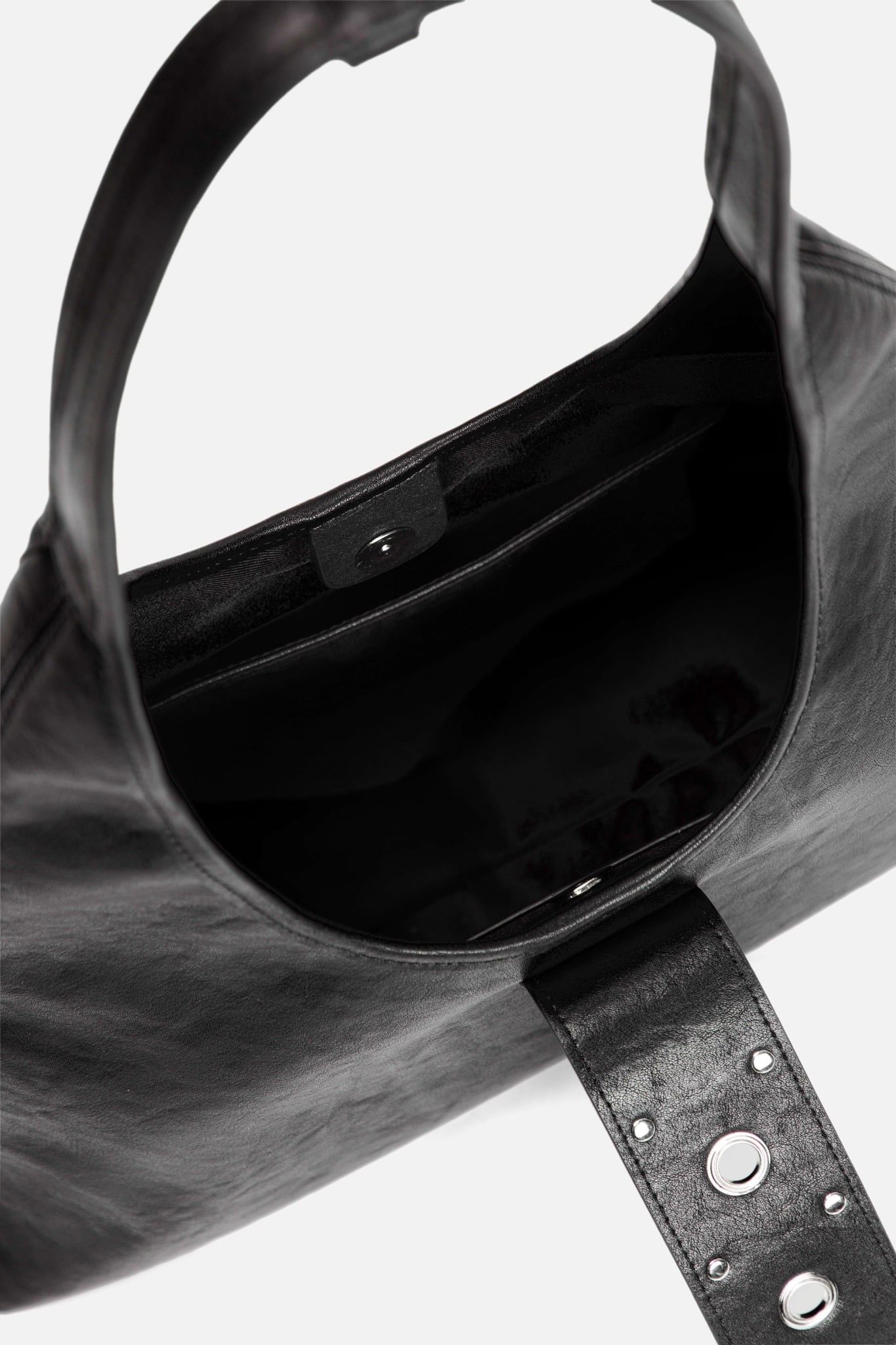 Túi đeo vai Leather Eyelet Strap Shoulder Bag nhiều màu