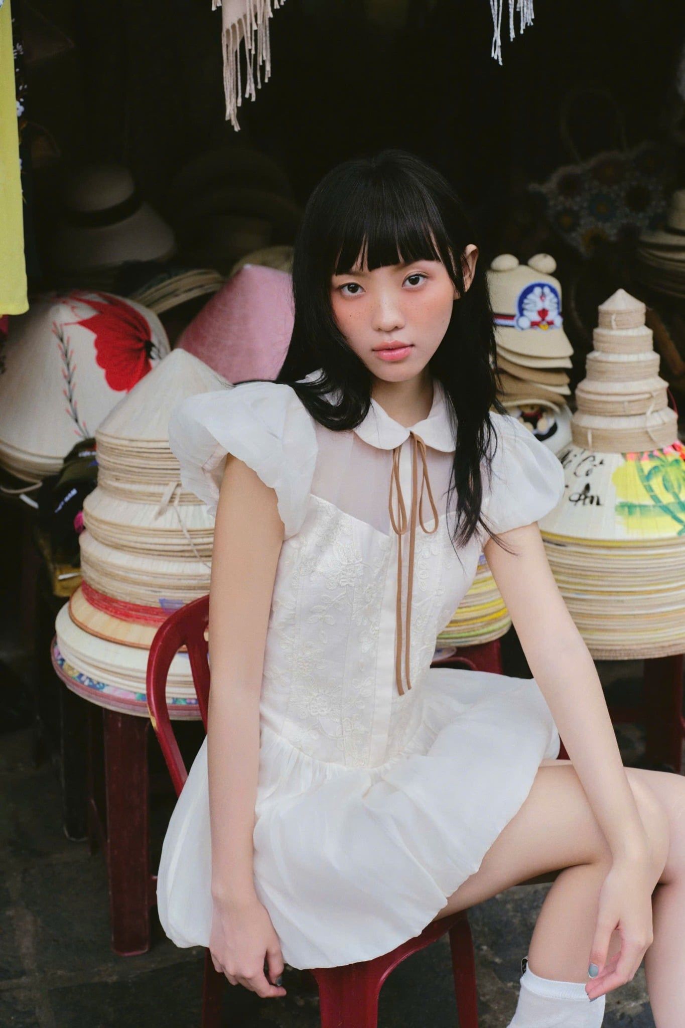 Đầm bí tay phồng Idalia Dress nhiều màu