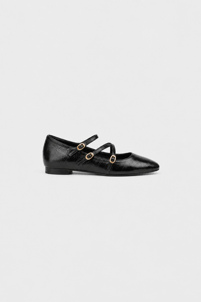  Giày búp bê Multi-Strap Mary Jane Flats nhiều màu 